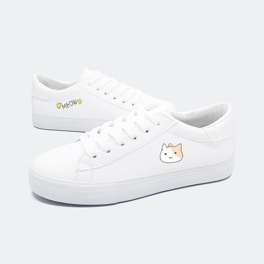 Kawaii Sweet All-match Cartoon Pattern Sneakers