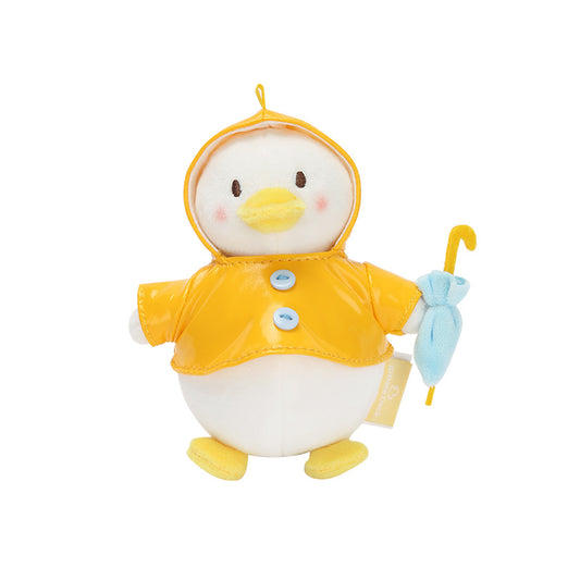 Cute Cartoon Navy Duck Plush Keychain