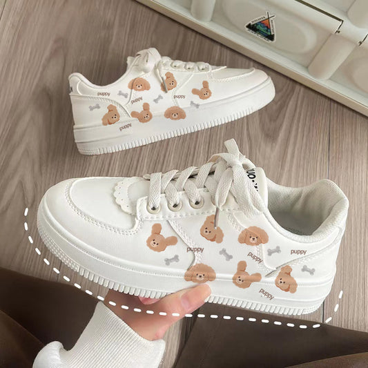 Original Design Cartoon Puppy All-match Sneakers