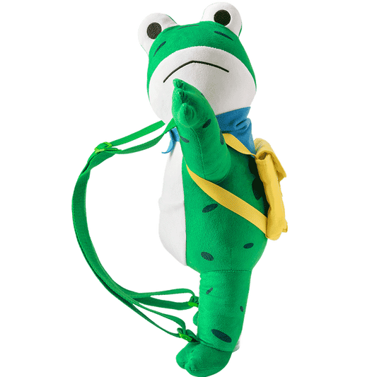 Kawaii Fun Cartoon Frog Doll Backpack