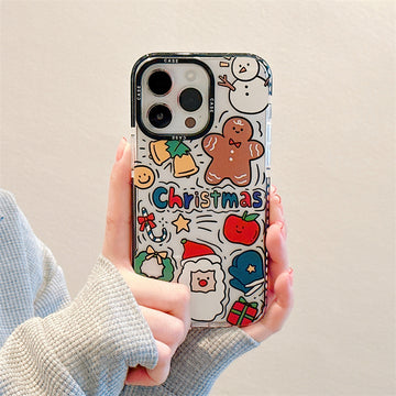 Cute Cartoon Santa Claus iPhone Case