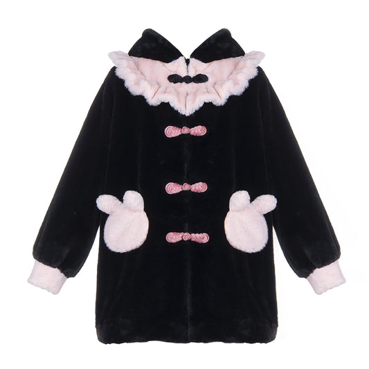 Kawaii Original Rabbit Hooded Lolita Coat