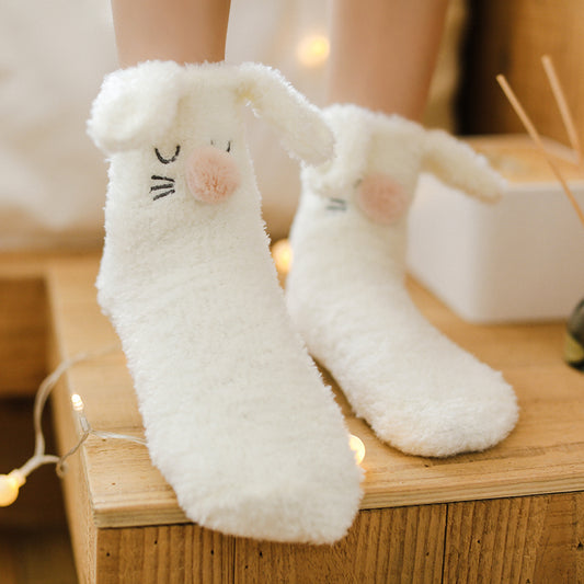 Cute Big Ear Rabbit Socks