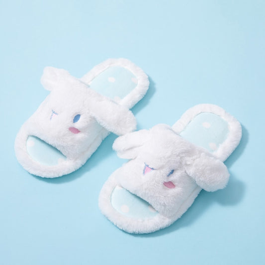 Kawaii Sanrio Cinnamoroll Plush Slippers