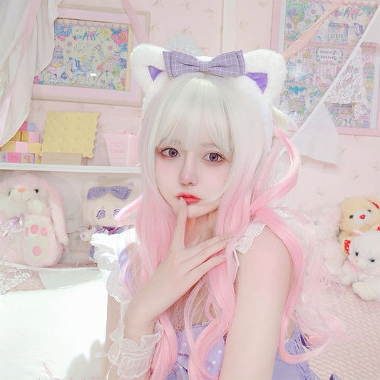 Cute Plush Bear Ear Lolita Headband