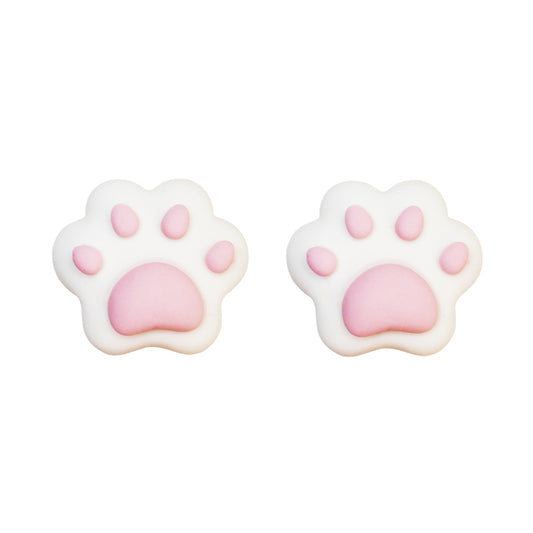 Cute Original Pink Cat Claw Stud Earrings