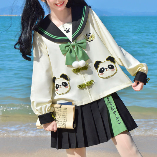 Original Cute Panda JK Uniform Suit