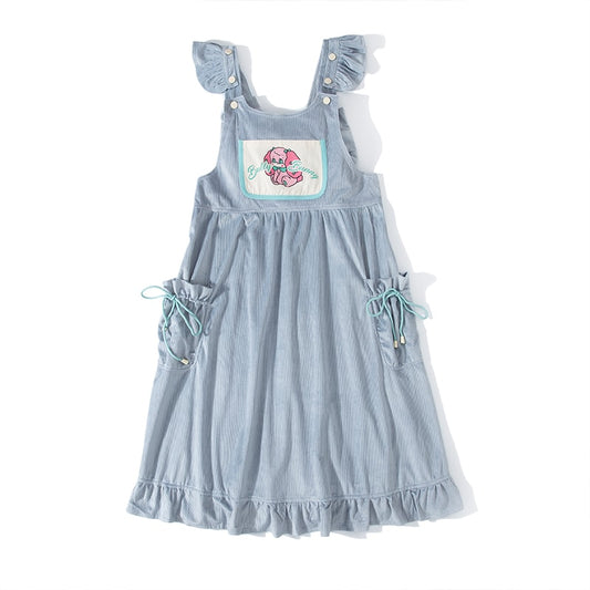 Sweet style Soft Girl Strap Dress