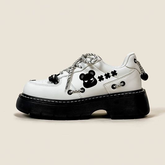 Kawaii Grumpy Bear Chunky Shoes