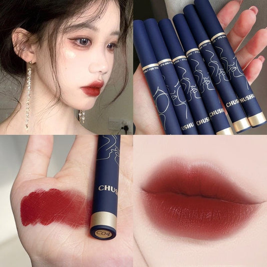 Vintage Blue Tube Matte Lipstick