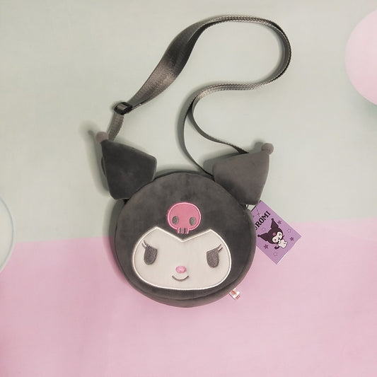 Kawaii Kuromi Plush Crossbody