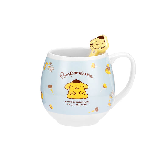 Kawaii Sanrio Ceramic Cup With Spoon