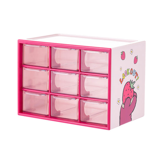 Kawaii Girl Style Strawberry Bear Storage Box