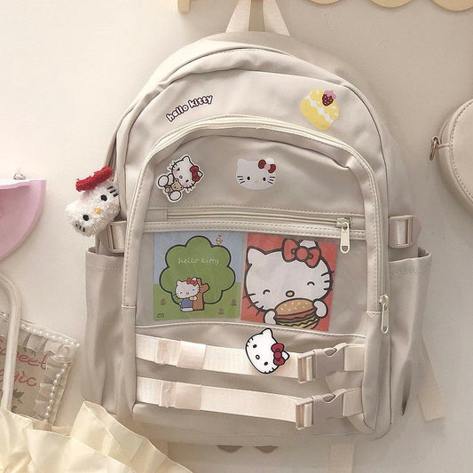 Original Soft Girl Style Canvas Backpack