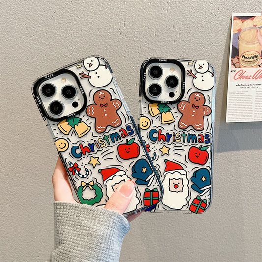 Cute Cartoon Santa Claus iPhone Case