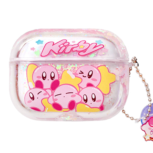 Kawaii Cartoon Kirby Quicksand Airpods Case