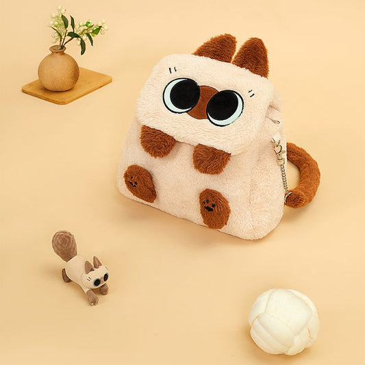 Kawaii Cute Siamese Cat Backpack