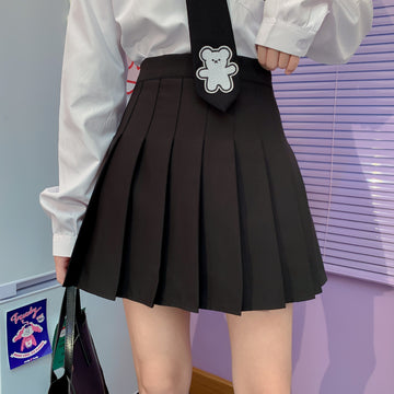 Original Design Japanese Retro Pleated Skirt