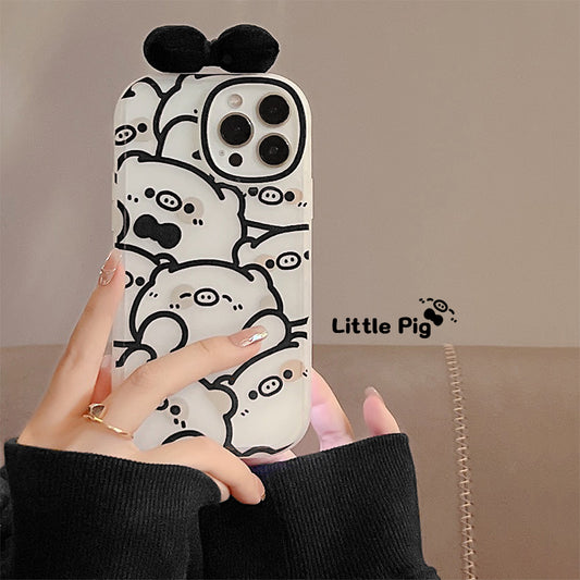 Cute Sweet Little Pig iPhone Case