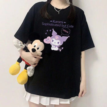 Kawaii Japanese Oversize Kuromi T-shirt