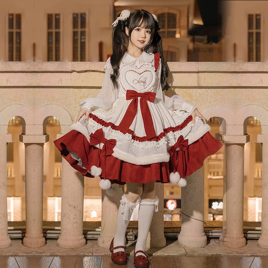 Kawaii Girl Red Lolita Jsk Dress