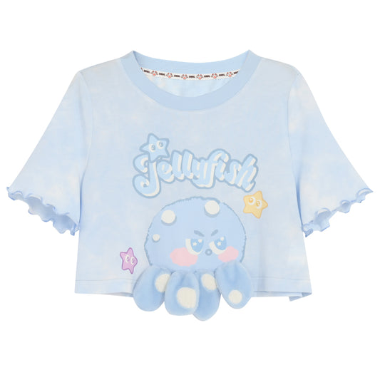 Cute Cartoon Octopus Doll T-shirt