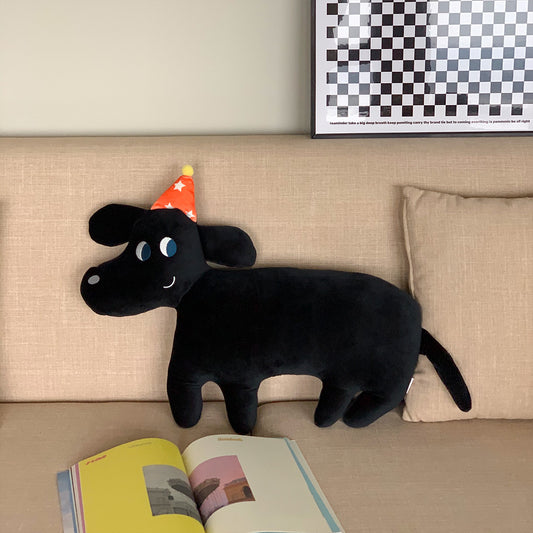 Little Black Dog Doll Plush Toy