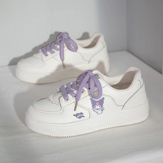 Kawaii White Cinnamoroll Low Top Sneakers