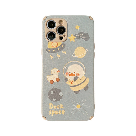 Cute Space Duck iPhone Case