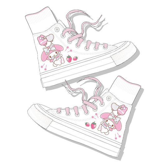 Kawaii Cinnamoroll High-top Canvas Shoes