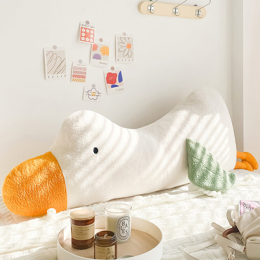 Cute Big White Goose Sleeping Pillow