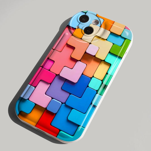 3D Building Blocks iPhone Case