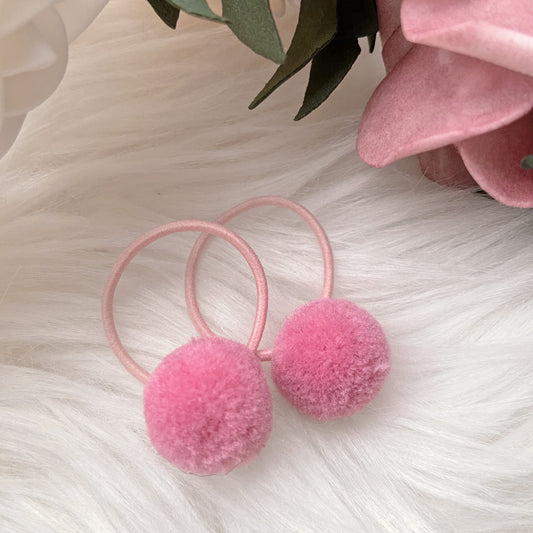 Cute Pink Ball Lolita Hair Ring