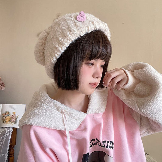 Kawaii Japanese Thick Wool Knitted Hat