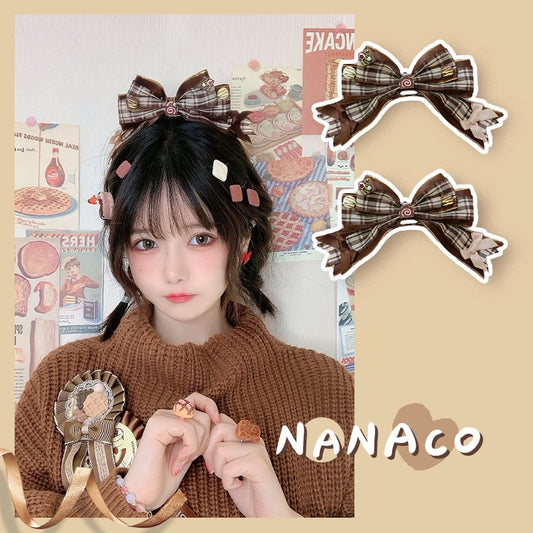 Cute Lolita Brown Chocolate Hairpin