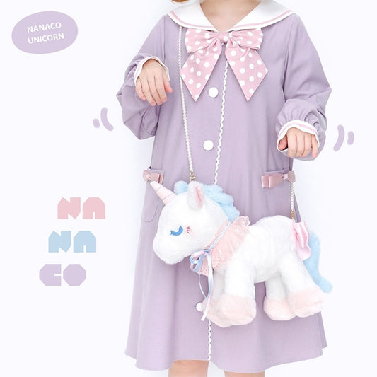 Original Cute Plush Unicorn Shoulder Bag