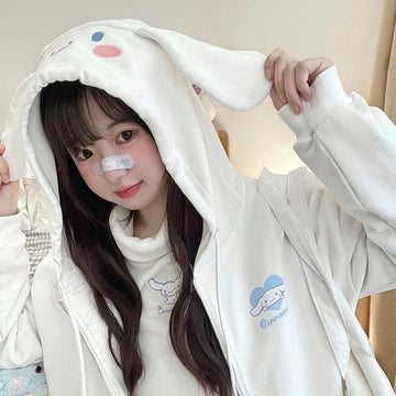 Kawaii Japanese Sanrio Cinnamoroll Hooded Jacket