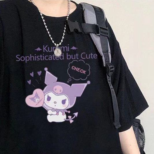 Kawaii Japanese Oversize Kuromi T-shirt