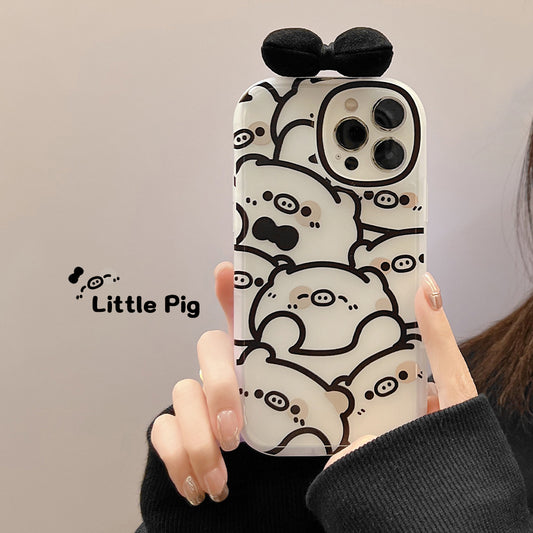 Cute Sweet Little Pig iPhone Case