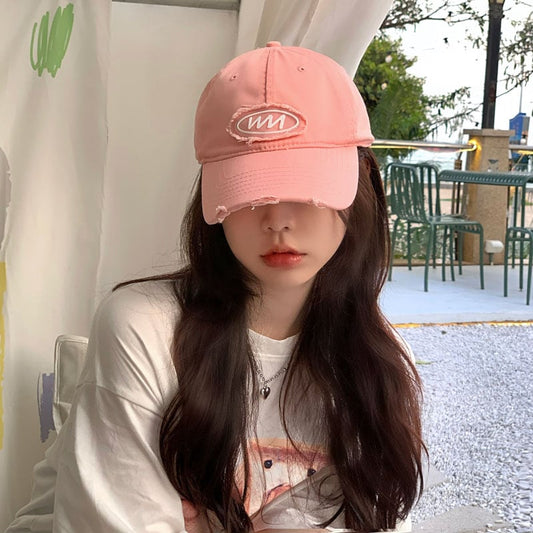 Korean Fashion Girl Pink Baseball Cap