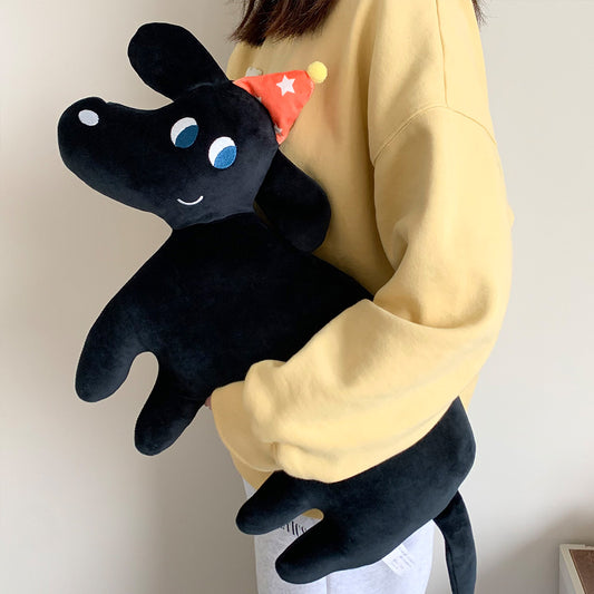 Little Black Dog Doll Plush Toy