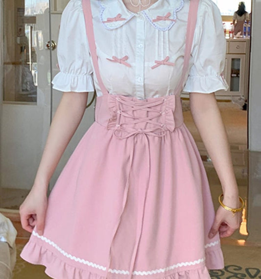 Kawaii Pink Sweet Mini Dresses