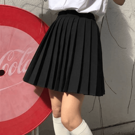 Kawaii Pleated Tennis Mini Skirt