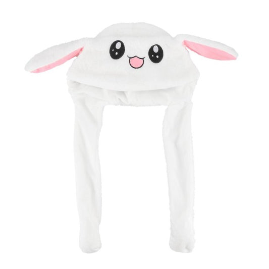 Plush Moving Rabbit Ears Hat