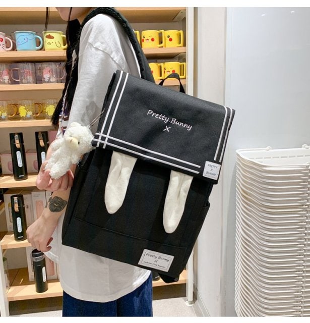 Anime Rabbit Backpack Kawaii Japanese Bunny Backpack