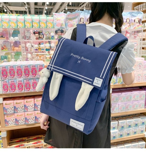 Anime Rabbit Backpack Kawaii Japanese Bunny Backpack