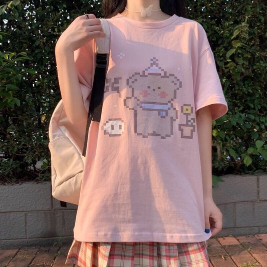 Kawaii Japan Cute Bear T-shirts