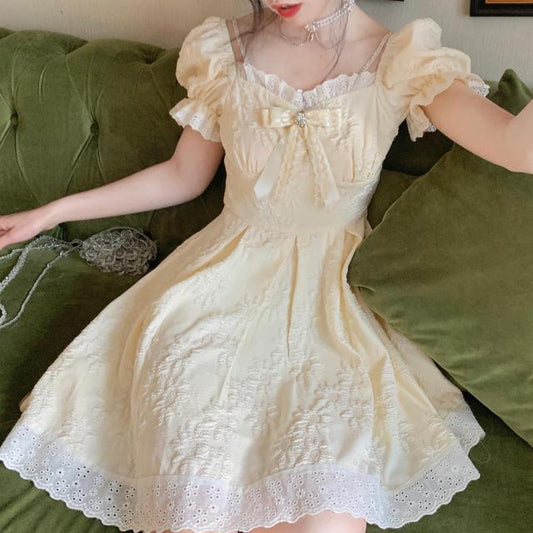 Kawaii Vintage Lace Princess Fairy Dress
