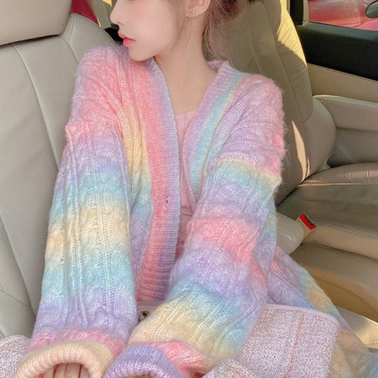 Kawaii Rainbow Sweet Sweater