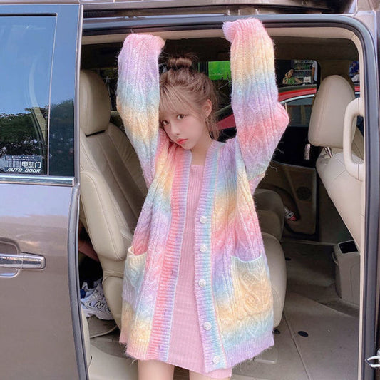 Kawaii Rainbow Sweet Sweater